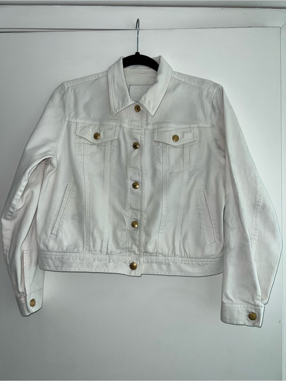 Ralph Lauren White Women's Button-Front Denim Jacket